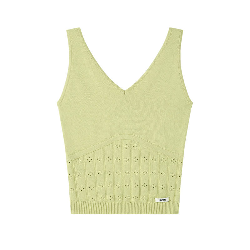 Kirsh Tank Tops Women's V Neck Straight Fit