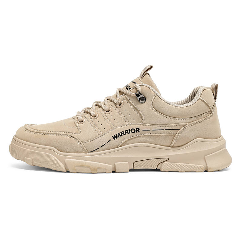 WARRIOR Casual Shoes Men's Low Top Khaki/Gray