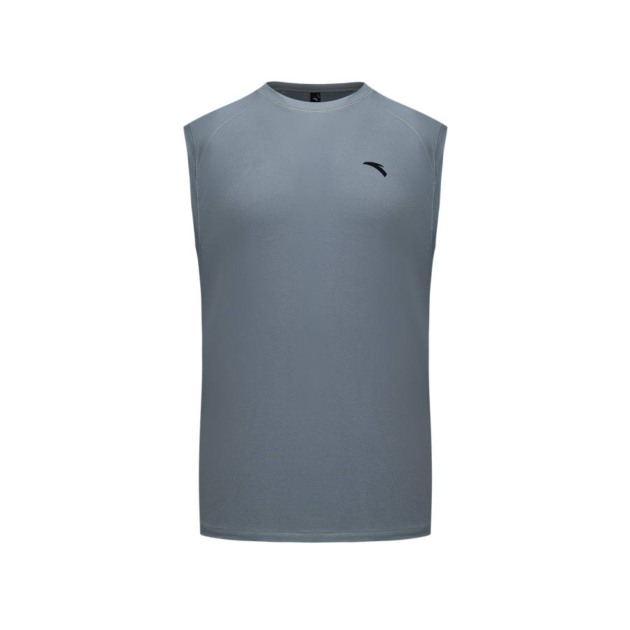 ANTA Tank Tops Men's Magpie Gray Crew Neck Thin Other
