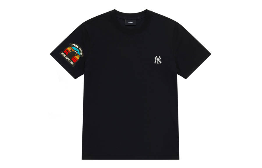 MLB MLB T Shirts Unisex Black Crew Neck Moderate