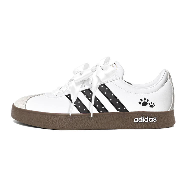Adidas Adidas Vl Court Classic German Army Trainers Women's Low Top White