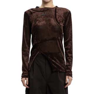 Feng Chen Wang T Shirts Women's Crew Neck Thickened Straight Fit