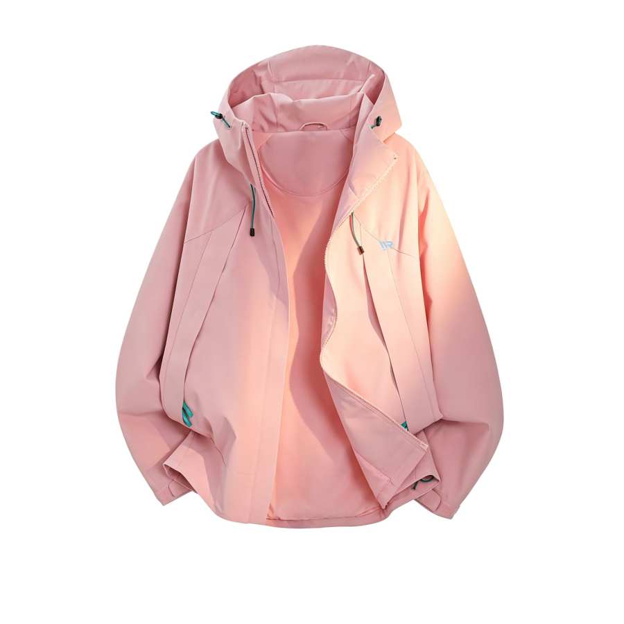 WARRIOR Windbreaker Jackets Unisex Hooded Non Detachable Moderate Straight Fit