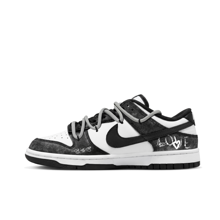 Nike Nike Dunk Skateboard Shoes Unisex Low Top Black White