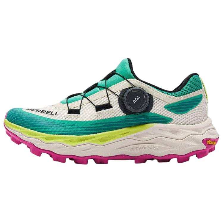 MERRELL Trail Running Shoes Women's White/Neon Green