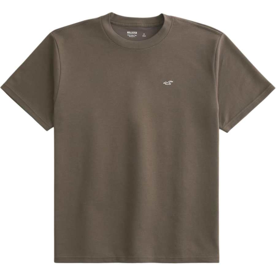 Hollister/ T Shirts Men's Dark Brown Crew Neck