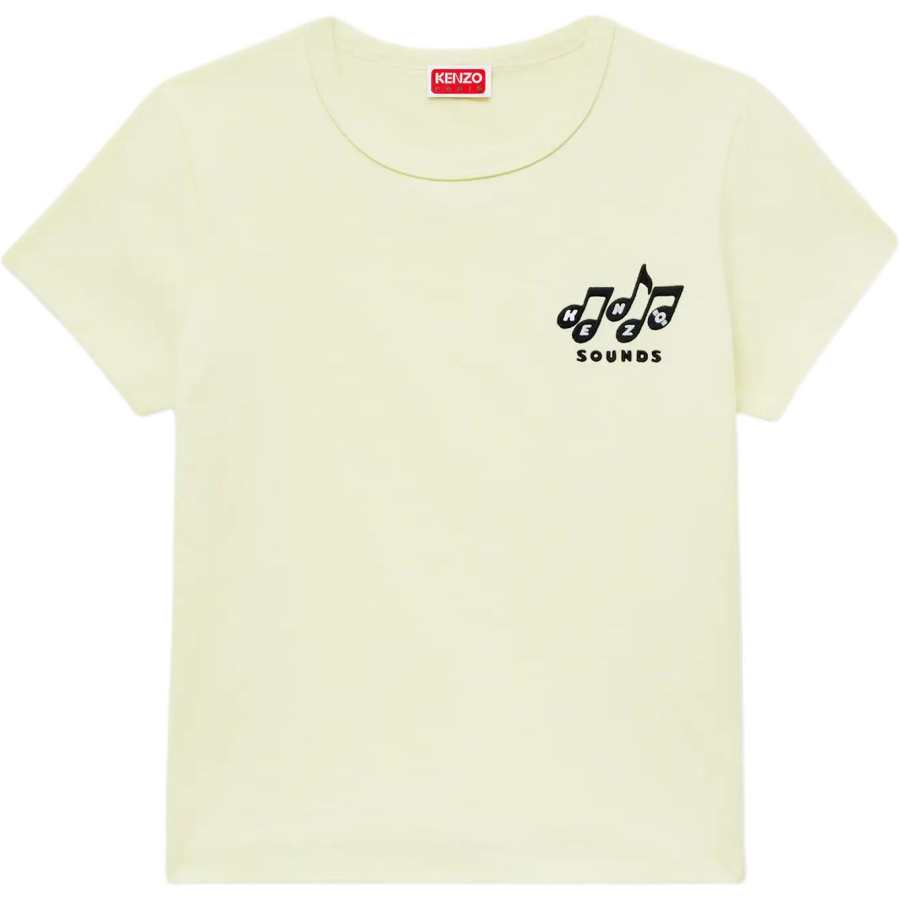 KENZO T Shirts Women's Ocean Ash Crew Neck Moderate Straight Fit