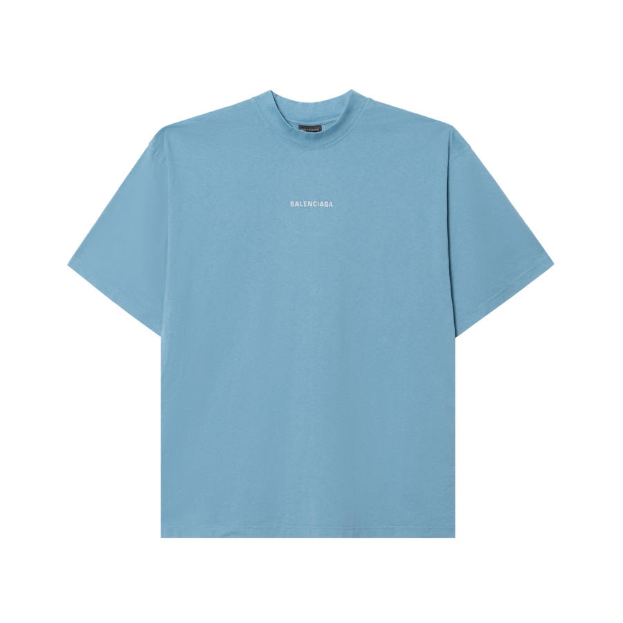 Balenciaga Logo Embroidered Medium Fit T Shirt