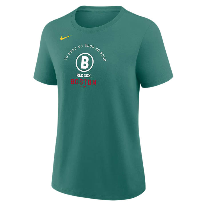 Nike Nike T Shirts Women's Green Crew Neck