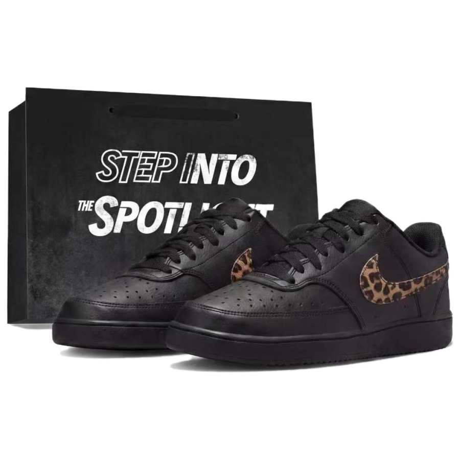 Nike Nike Court Vision Low Skateboard Shoes Unisex Low Top Black