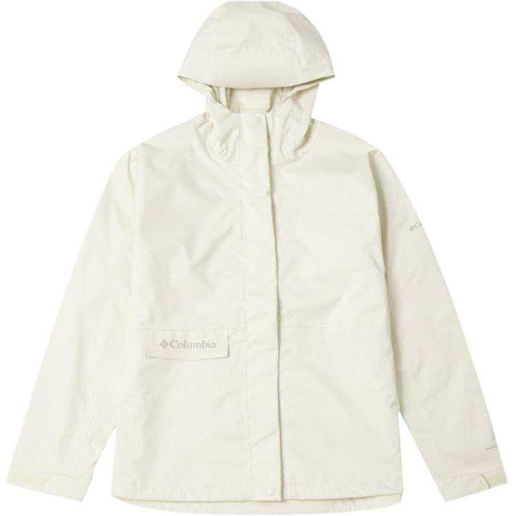 Columbia Windbreaker Jackets Women's Ecru Moderate