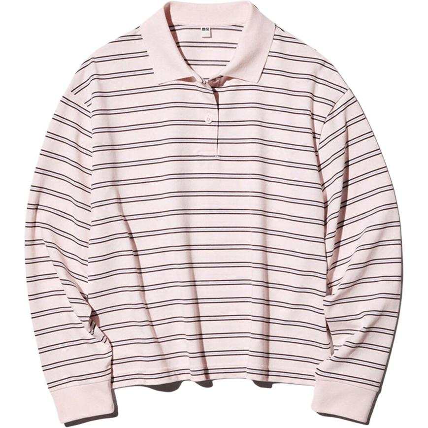 UNIQLO SS26 Polo Shirts Women's Pastel Pink