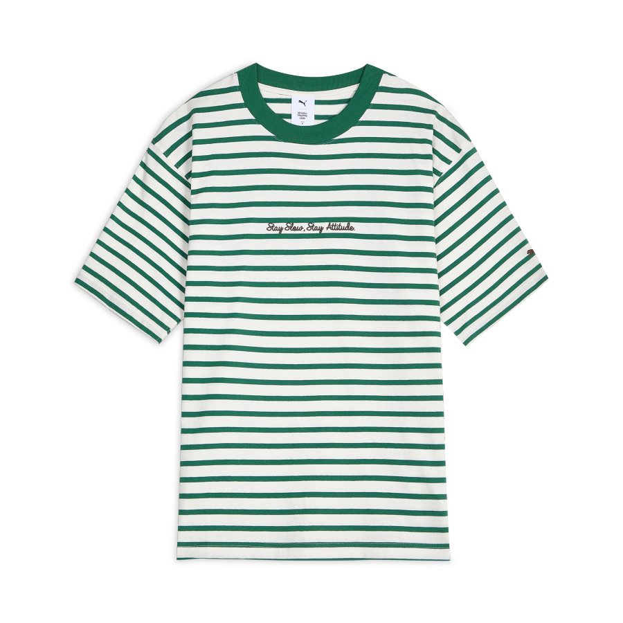 PUMA X MONDAY SLEEPING CLUB T Shirts Unisex Warm White Crew Neck