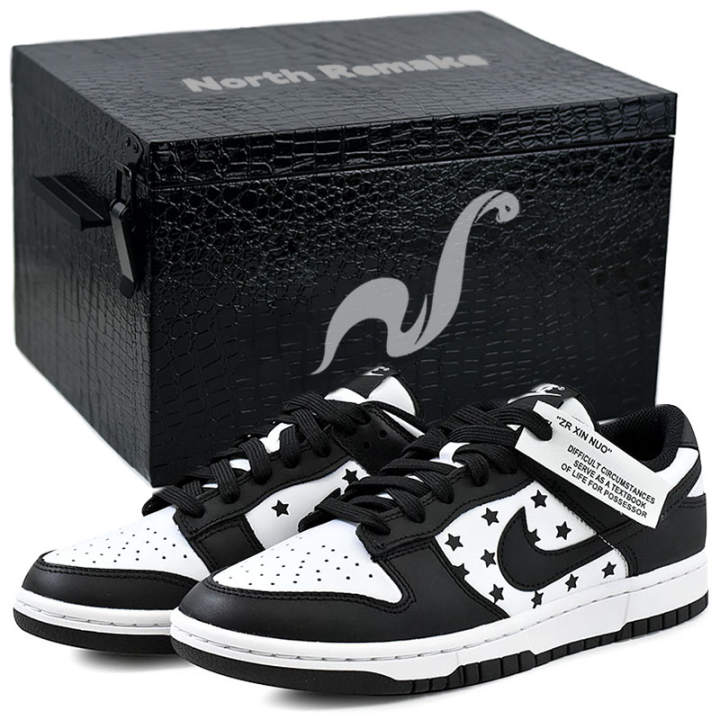 Nike Nike Dunk Skateboard Shoes Women's Low Top Black, White