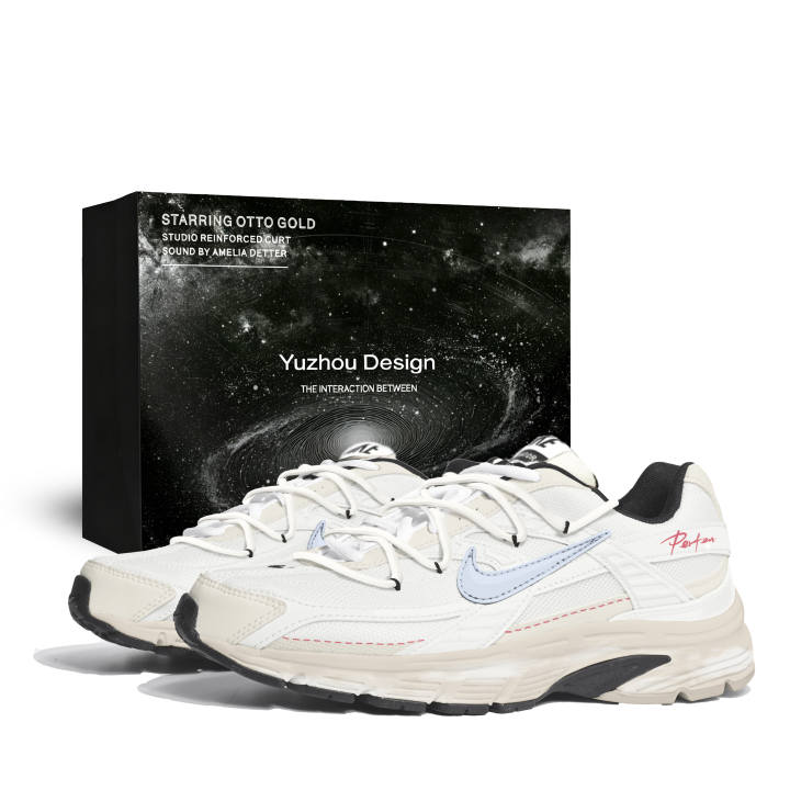 Nike Nike Initiator Running Shoes Unisex Low Top White Beige Blue Red Multicolor