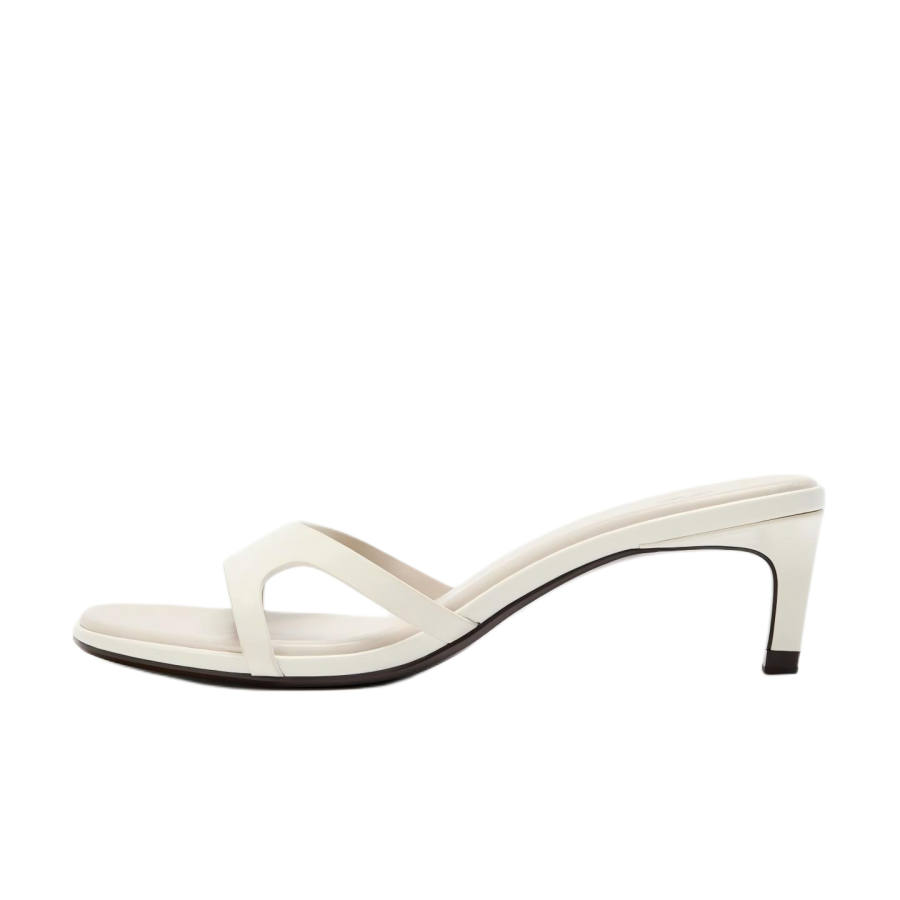 ZARA Slide Slippers Women's Light Beige Yellow