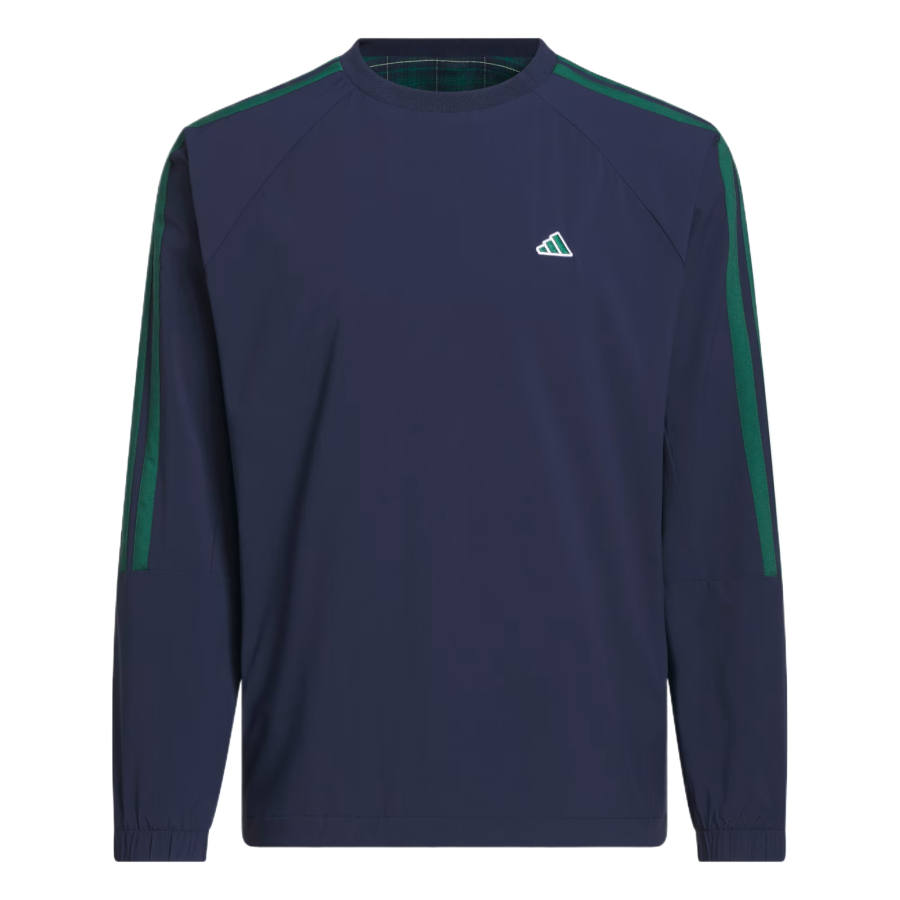 Adidas Adidas 3 Stripes Golf Clothing Men's University Marine/University Green Space Crew Neck Moderate