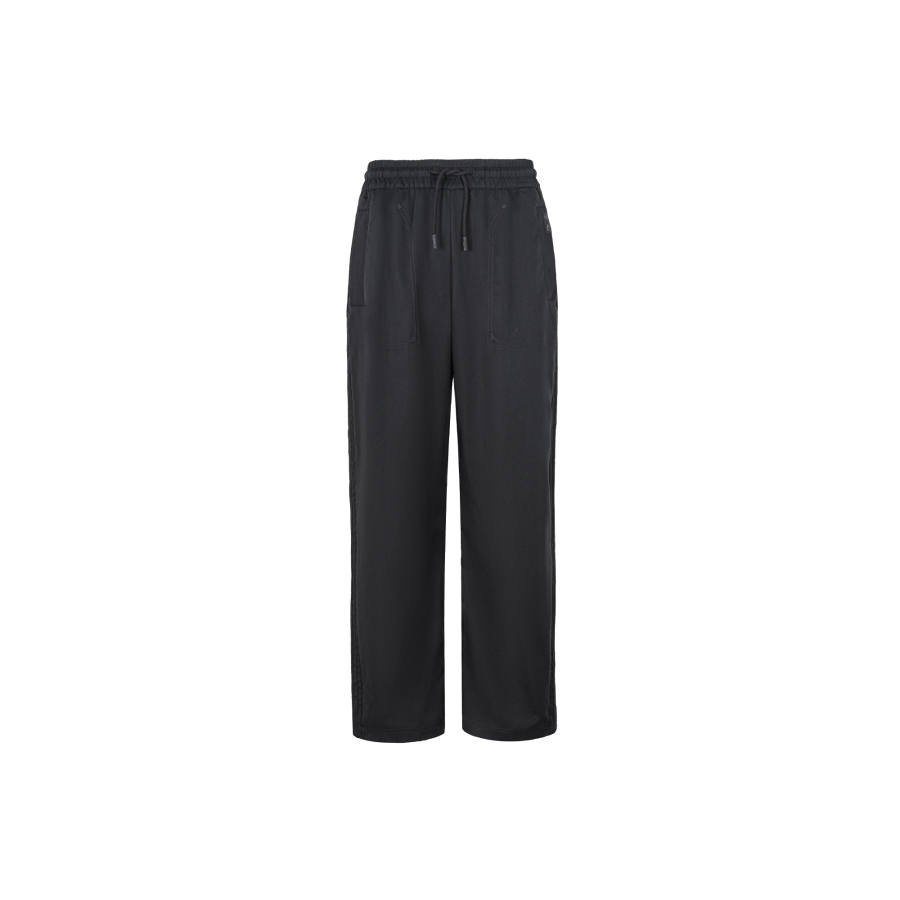 Li-Ning Li Ning Casual Pants Unisex Black Moderate Wide Leg Pants