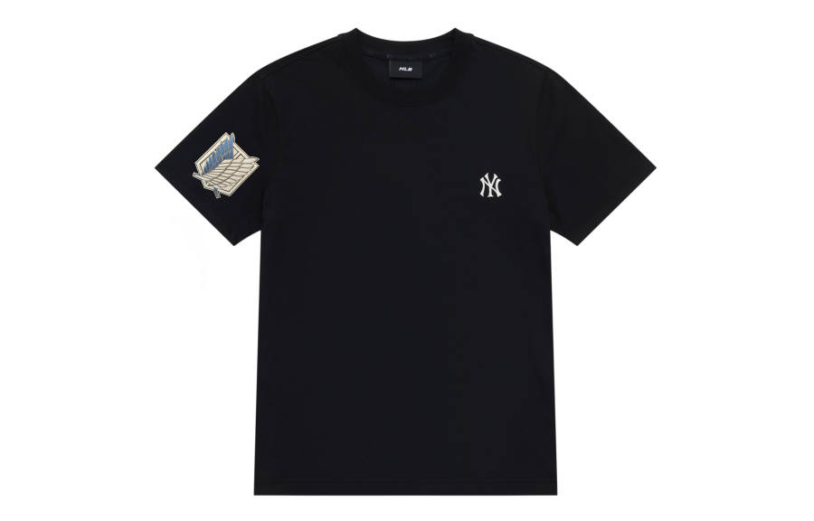 MLB MLB T Shirts Unisex Black Crew Neck Moderate