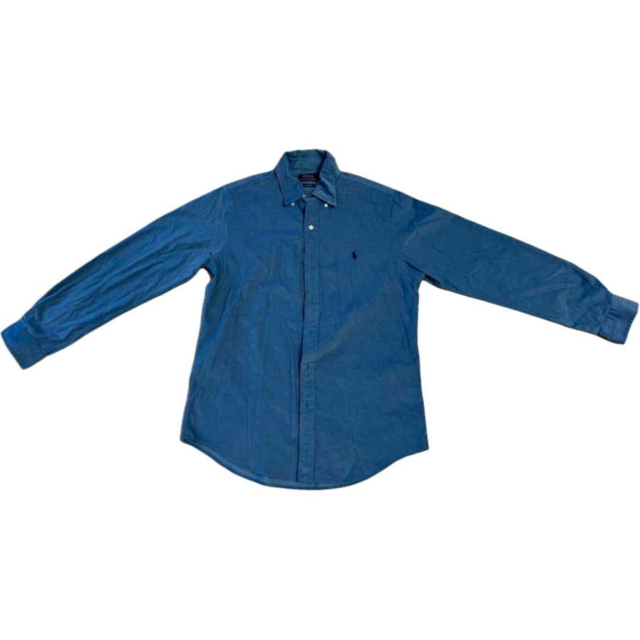 Polo Ralph Lauren Shirts Men's Blue Lapel Moderate Straight Fit