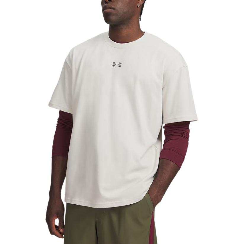 Under Armour T Shirts Men's White Crew Neck