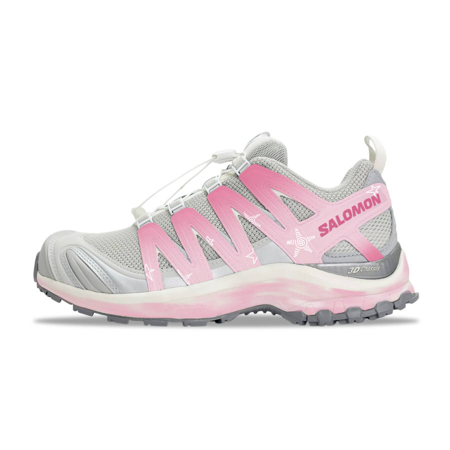 SALOMON XA PRO 3D Running Shoes Unisex Low Top Pink