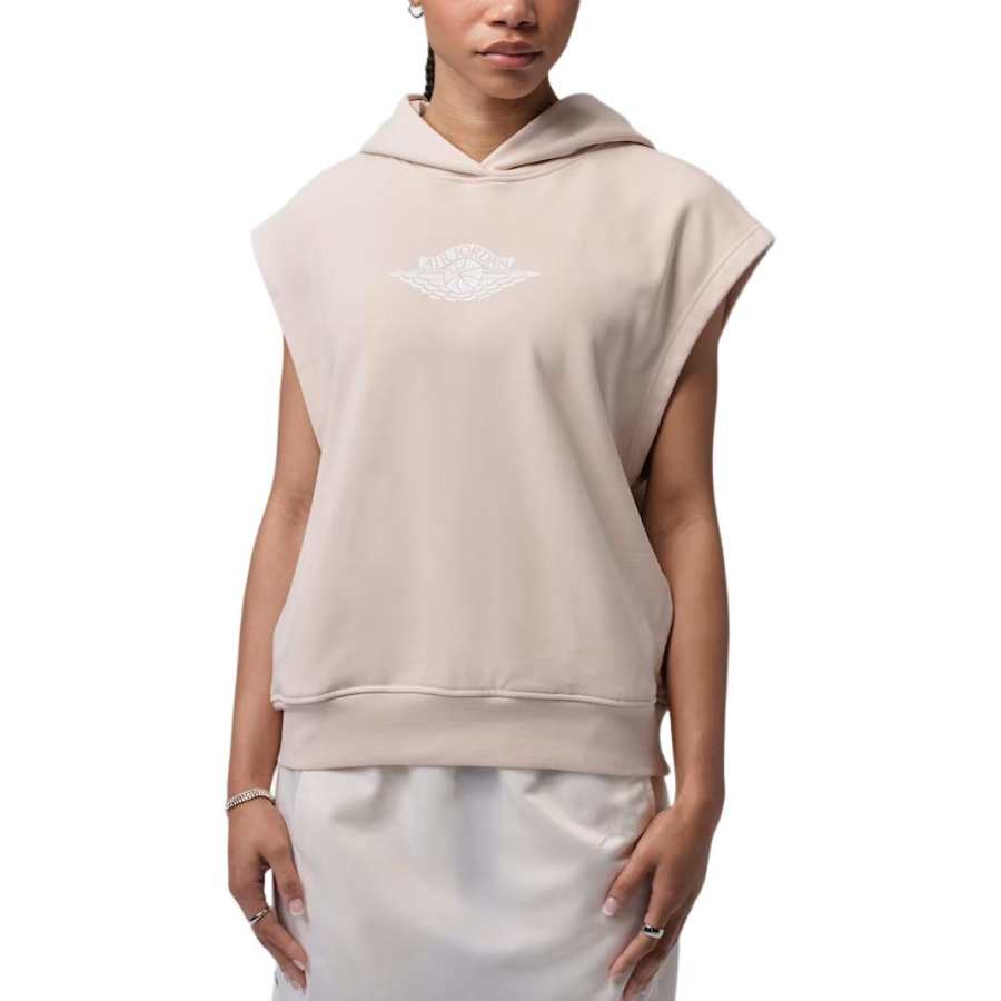 Jordan Jordan Flight Sweatshirts Women's Pearl White/Dark Royal Blue/Sail White Hooded Non Detachable Moderate Straight Fit