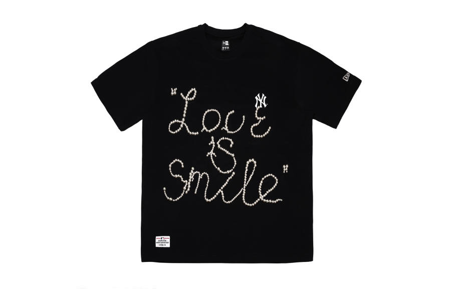 New Era T Shirts Unisex Black Crew Neck Moderate