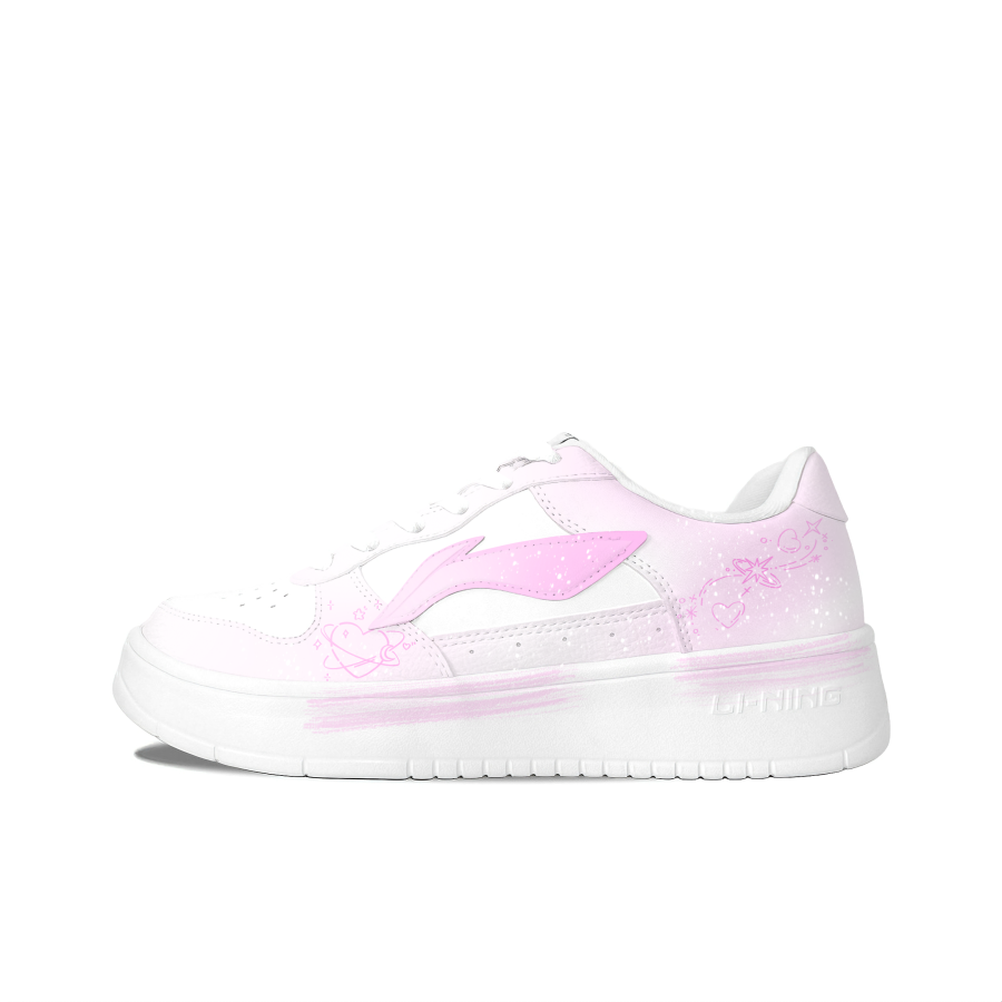Li-Ning Li Ning Floating Boat Skateboard Shoes Women's Low Top Gradient Purple