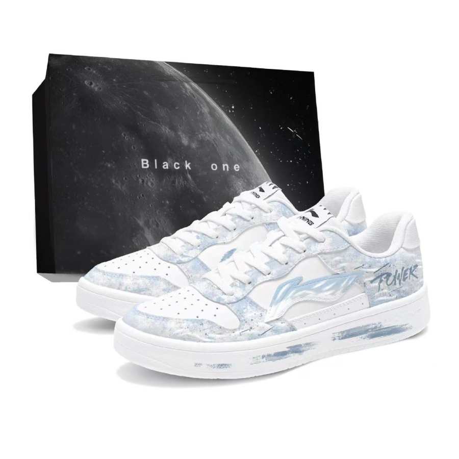 Li-Ning Li Ning Floating Boat Skateboard Shoes Men's Low Top Blue/White/Gray
