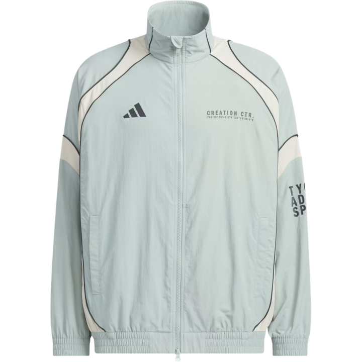 Adidas Adidas BRAND LOVE Jackets Men's Mist Sage Green Turtleneck Thin Other