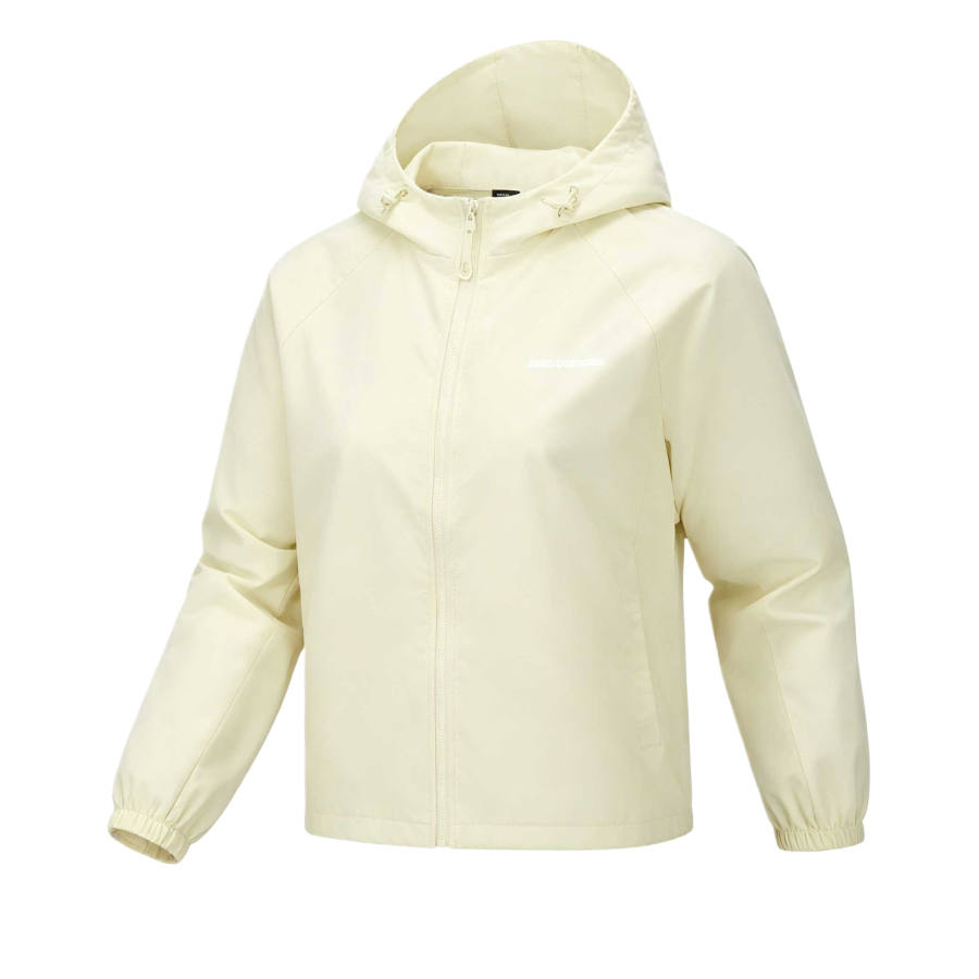 Skechers Jackets Women's Marshmallow White 0074 Hooded Non Detachable Moderate Straight Fit