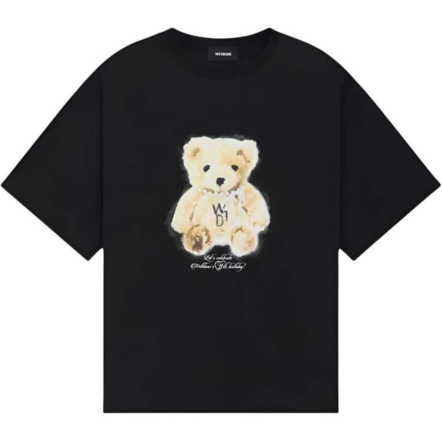 WE11DONE WE11DONE T Shirts Men's Black Crew Neck