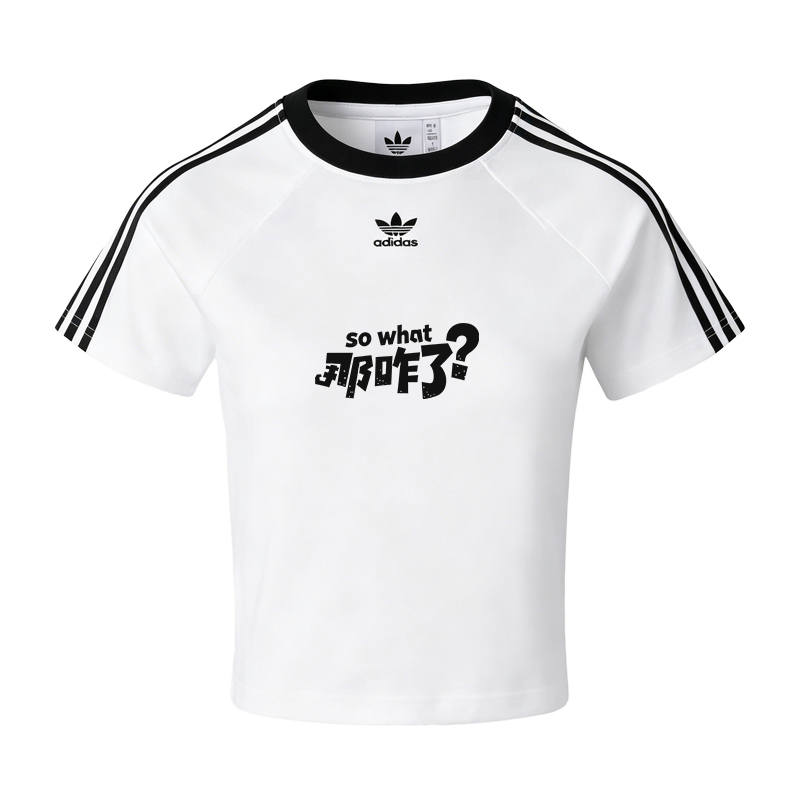 Adidas Originals T Shirts Women's White Crew Neck