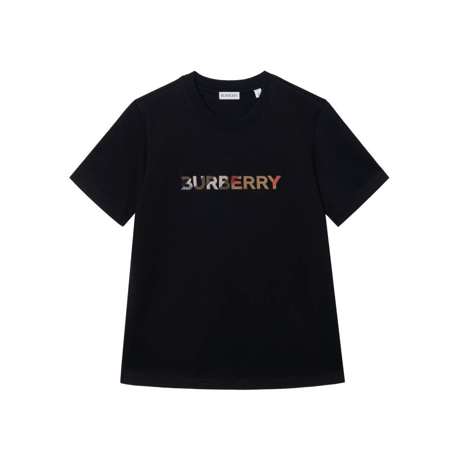 Burberry Regular Sleeve T Shirt Women's Black