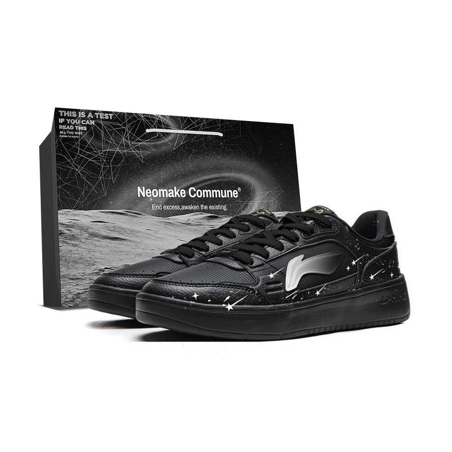 Li-Ning Li Ning Sycee Skateboard Shoes Men's Low Top Black