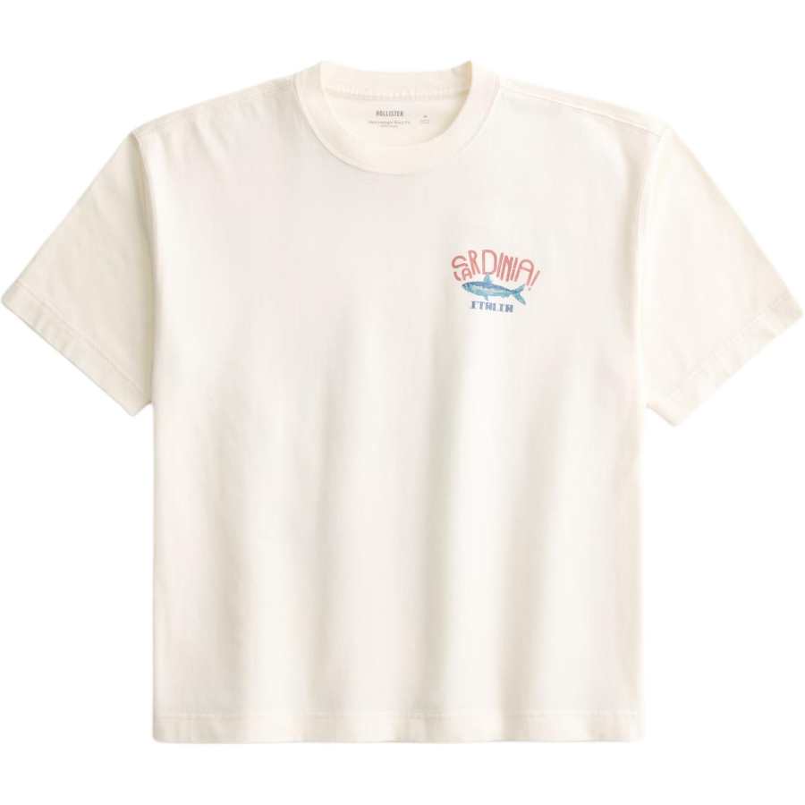 Hollister/ T Shirts Men's Butter Crew Neck Thickened