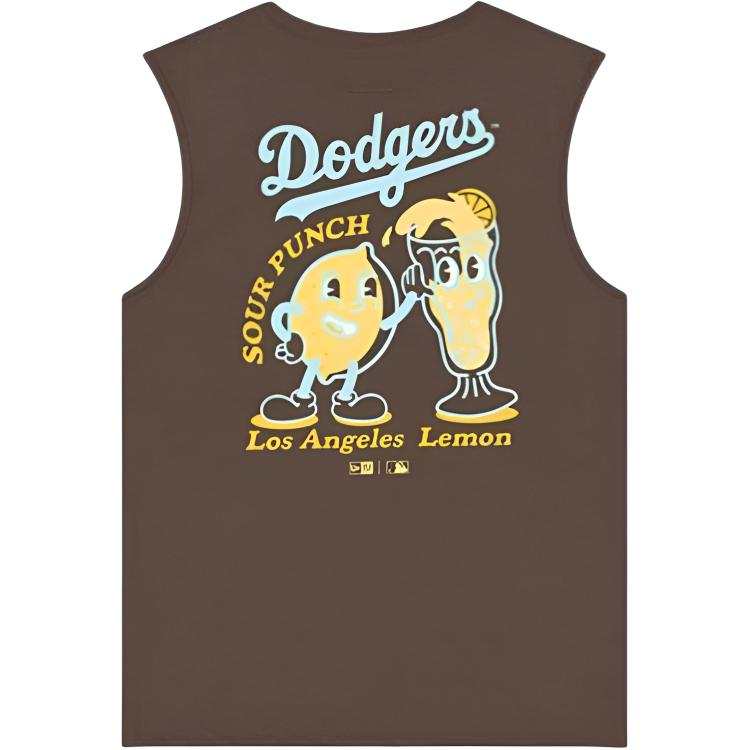 New Era Tank Tops Unisex Brown Crew Neck Moderate Other