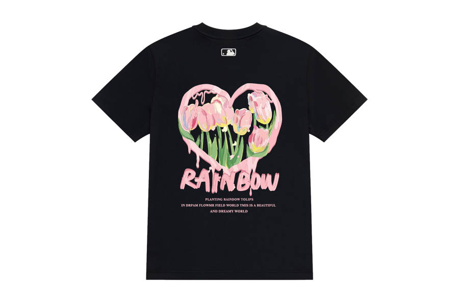 MLB MLB T Shirts Unisex Black Crew Neck Moderate