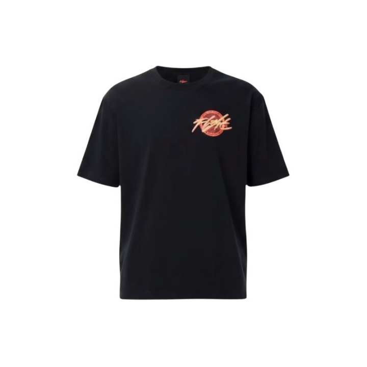 Jordan Jordan T Shirts Unisex Black Crew Neck Moderate