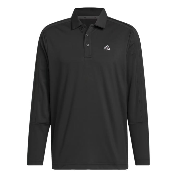 Adidas Adidas Performance Golf Clothing Men's Black/Black Polo Collar Moderate
