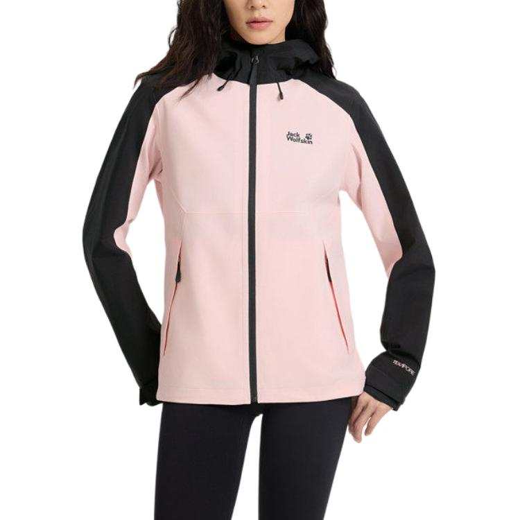 JACK WOLFSKIN Windbreaker Jackets Women's Hooded Non Detachable Moderate
