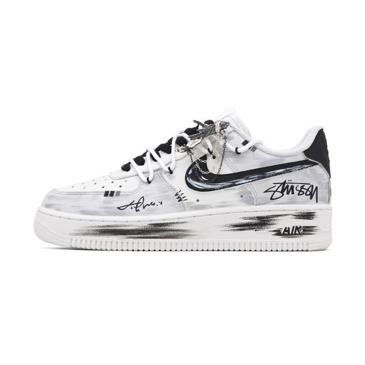 Nike Nike Air Force 1 Skateboard Shoes Unisex Low Top White/Gray
