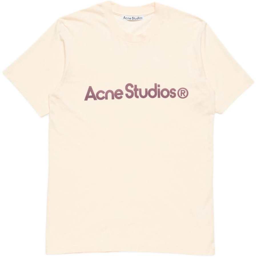 Acne Studios Acne Studios T Shirts Unisex Light Pink Crew Neck