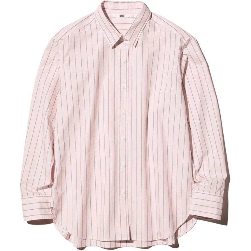 UNIQLO JW Anderson Shirts Women's Pink Lapel Moderate