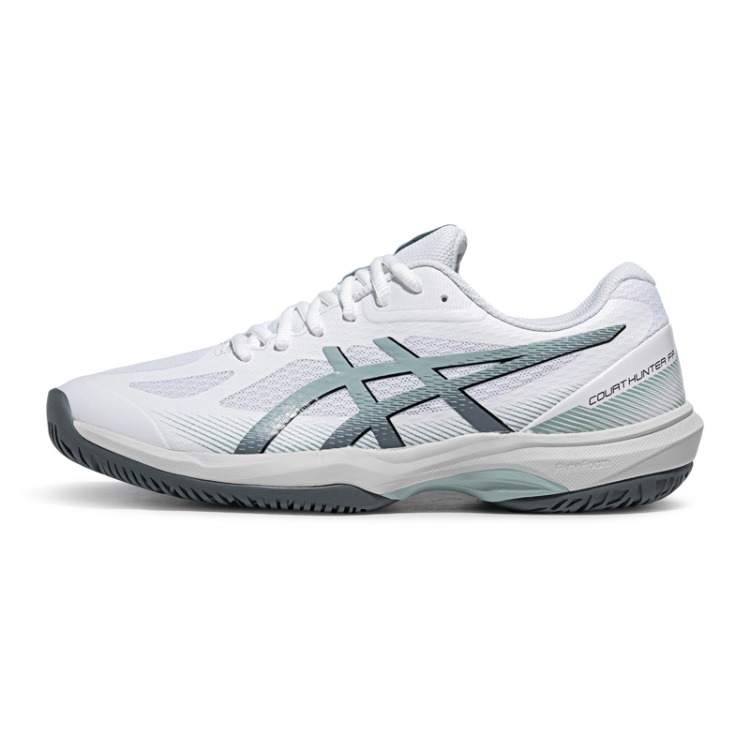 ASICS COURT HUNTER FF Badminton Shoes Men's Low Top White/Ocean Mist