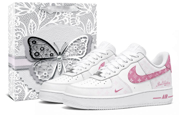 Nike Nike Air Force 1 Skateboard Shoes Women's Low Top White/Pink