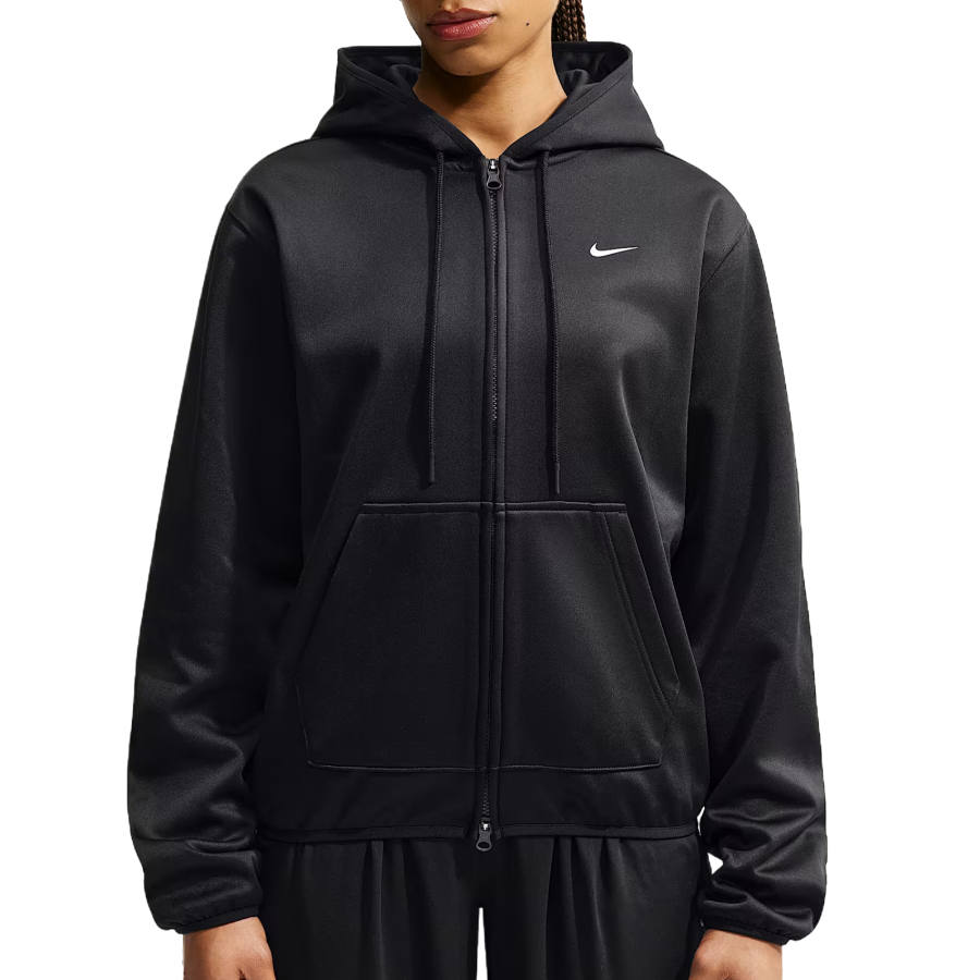Nike Nike Therma FIT Sweatshirts Women's Black/White Hooded Non Detachable Moderate