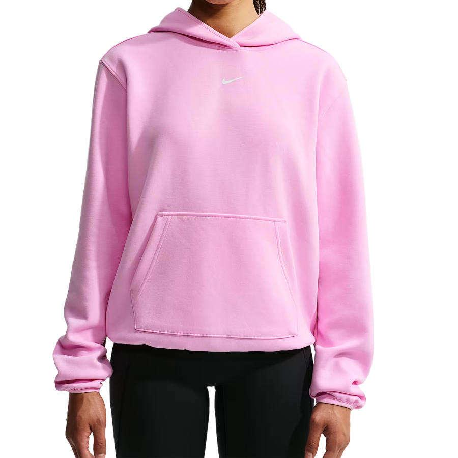 Nike Nike Dri FIT Sport Sweatshirts Women's Pink/White Hooded Non Detachable Moderate