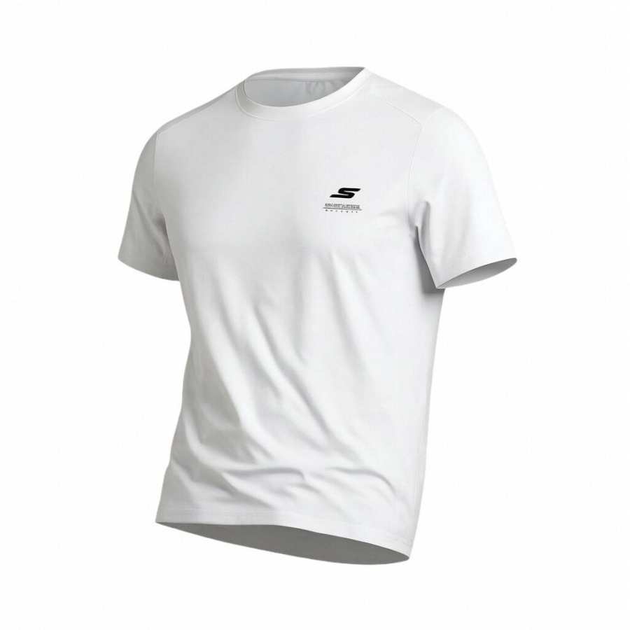 Skechers Running T Shirts Unisex Crew Neck Thin Straight Fit